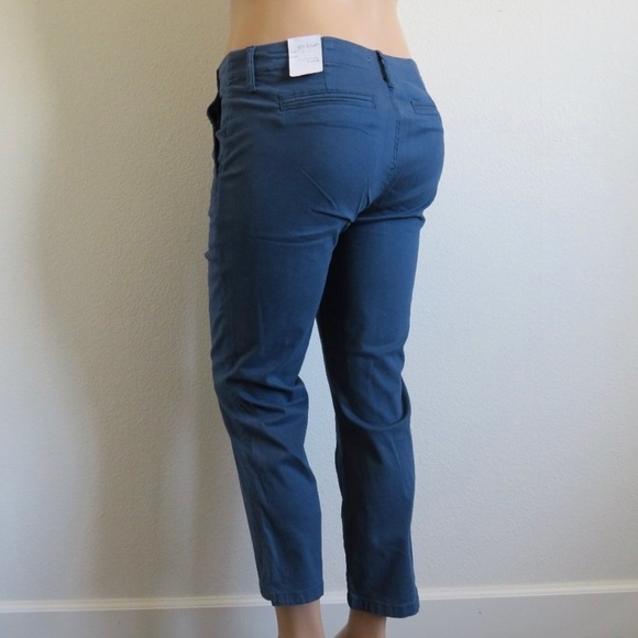 STS BLUE Jeans Women's Gigi Crop Oxford Blue Trouser Size 31 fits Size 12 NWT - Picture 2 of 3